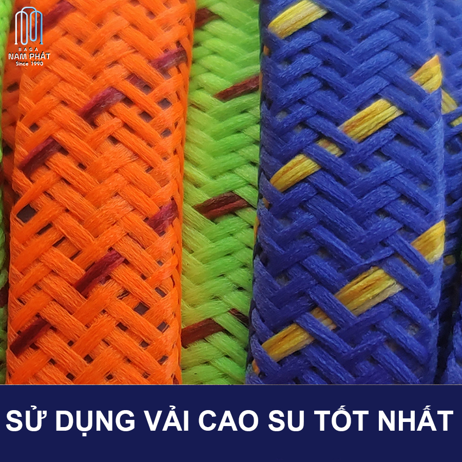 Dây ràng dẹp, dây su dẹp, dây chun chằn hàng 2 đầu móc loại tốt 1m4