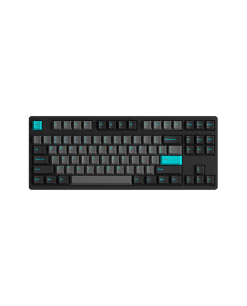 Bàn phím cơ có dây AKKO 3087 Plus Black &amp; Cyan (Akko CS Switch)_Mới, hàng chính hãng