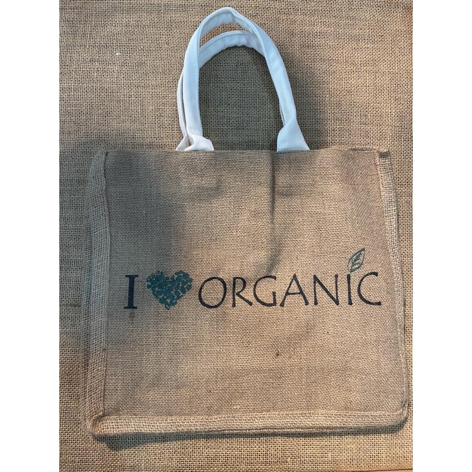 Túi vải đay Leaf Organic kích thước 32x37x16cm