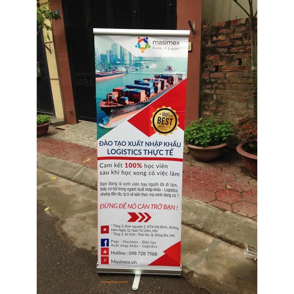 Standee, giá cuốn nhôm loại tốt 60x160cm