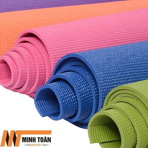 Thảm tập YOGA, GYM 6mm. Chống trượt tập thể dục tpe 2 lớp không mùi, Hàng có bảo hành