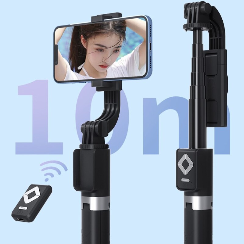 Tripod mini - Gậy chụp ảnh - gậy tự sướng bluetooth không dây BT11 Selfie stick Tripod CAO1,7 mét kèm đèn led và điền khiển chụp ảnh từ xa - Giao màu ngẫu nhiên - Hàng Chính Hãng