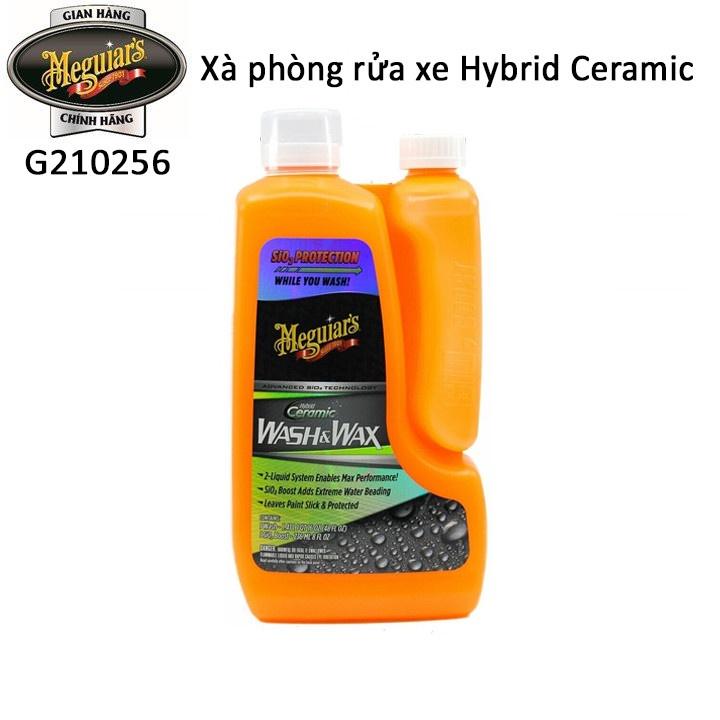 Meguiar's Xà phòng rửa xe có thành phần Ceramic tạo hiệu ứng lá sen - Hybrid Ceramic Wash &amp; Wax, G210256