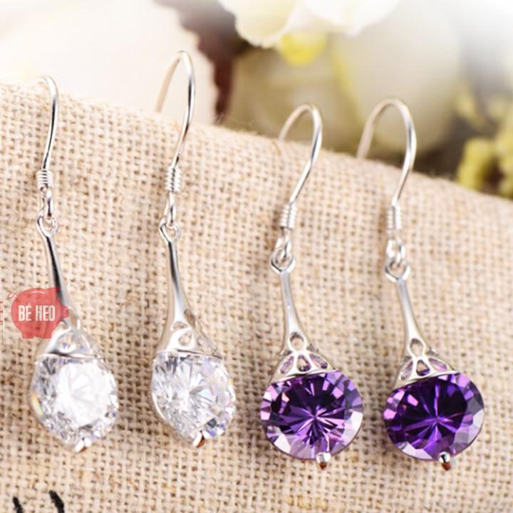 Bông tai nữ giọt nước - Trang sức Bé Heo BHBT447