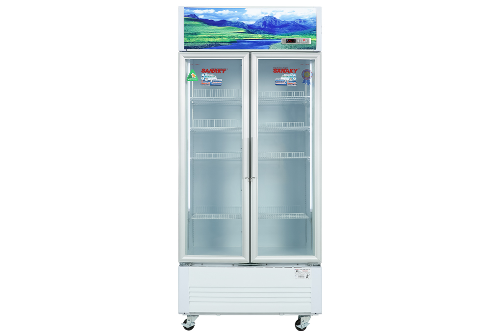TỦ MÁT 2 CÁNH INVERTER SANAKY 700 LÍT VH-8009HP3 ĐỒNG - HÀNG CHÍNH HÃNG - CHỈ GIAO HCM
