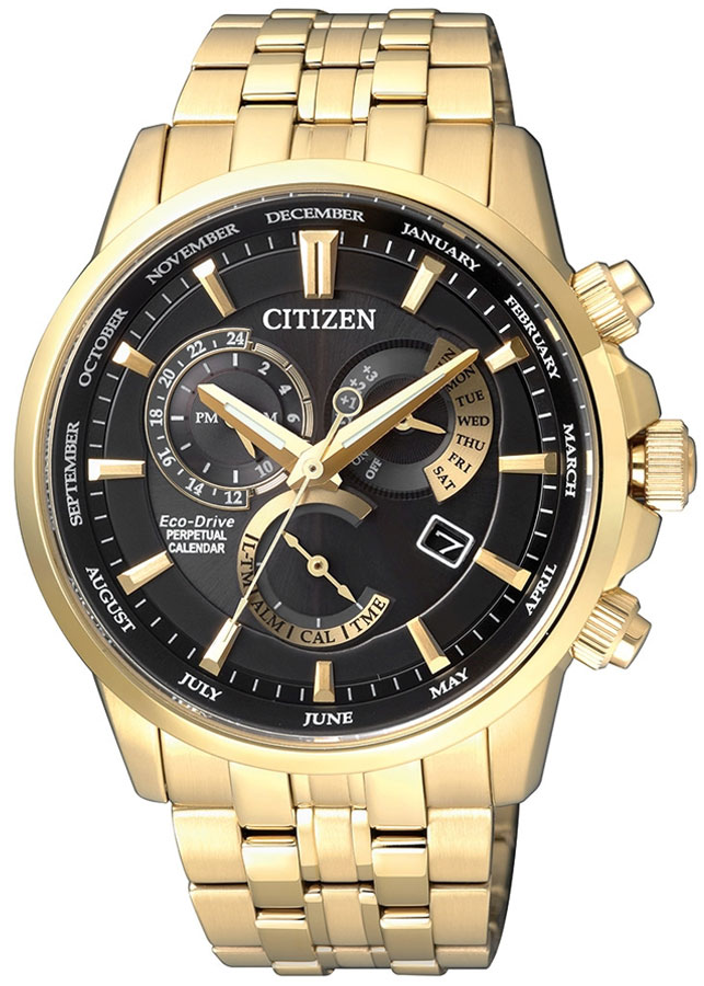 Đồng Hồ Nam Citizen Dây Thép Không Gỉ BL8142-84E - Mặt Đen (Sapphire)