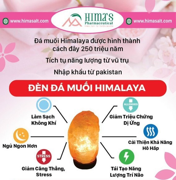 Đèn Đá Muối Tự Nhiên Himalaya