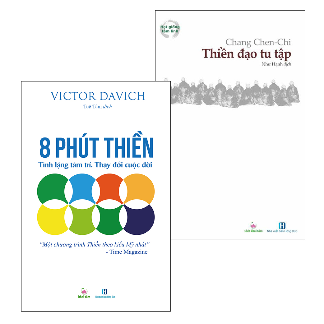 Combo: 8 Phút thiền và Thiền đạo tu tập