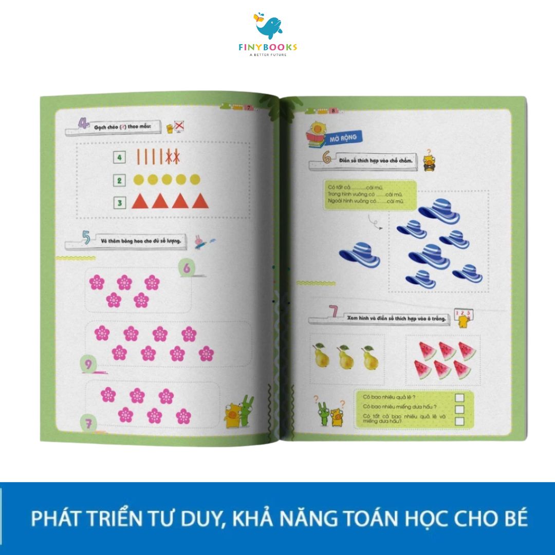 Sách - Bộ sách Pomath – Toán tư duy cho trẻ em từ 4 - 6 tuổi