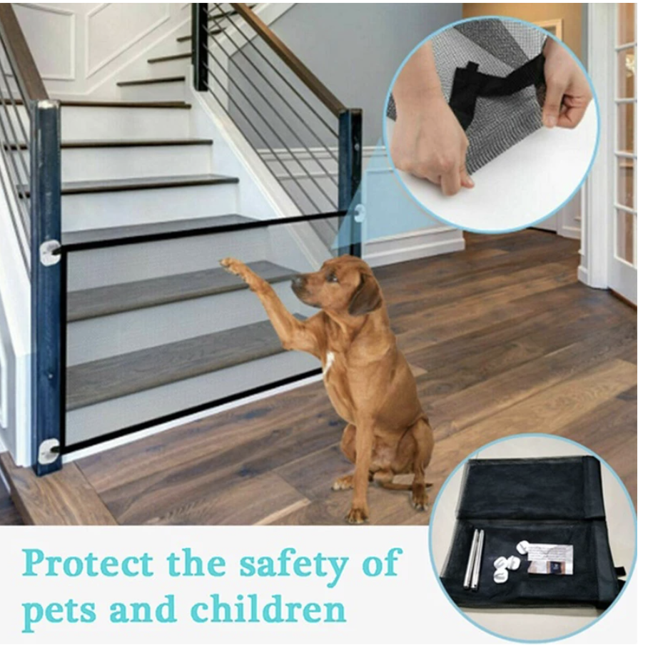 Lưới hàng rào cho thú cưng loại 1m1 trong nhà và ngoài trời an toàn cho thú cưng - Genyo magic gate for pet ( màu giao ngẫu nhiên )