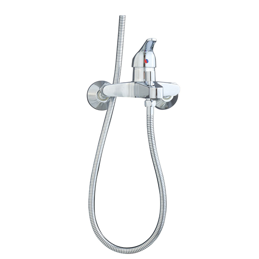 Sen tắm dây nóng lạnh Viglacera VG502, chất liệu đồng nguyên chất, mạ crom - niken, đầu vòi kết cấu dạng tổ ong - Hoa Sen Home - Hàng chính hãng