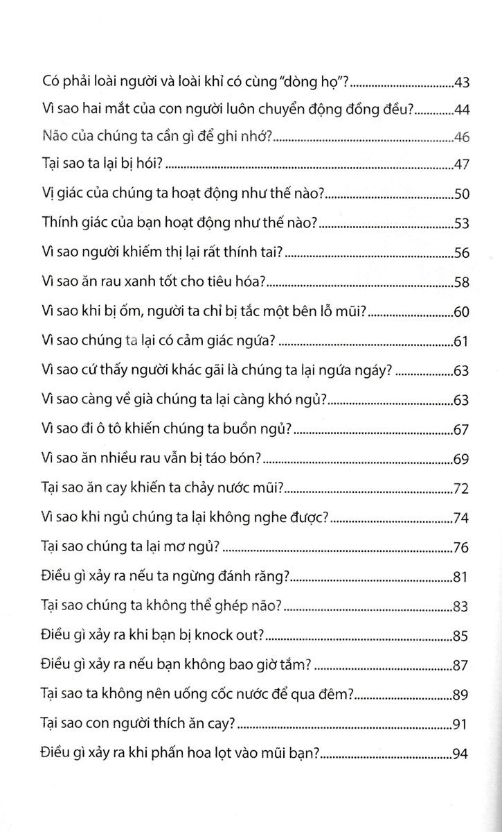 10 Vạn Câu Hỏi Vì Sao? - Con Người Sức Khỏe Kinh Nghiệm (Tái Bản) _ABB