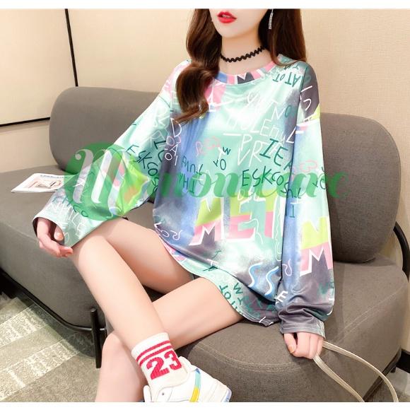 Áo thun loang oversize - Áo phông cotton nam nữ unisex Hàng đẹp Quảng Châu Loại 1 giá rẻ thời trang mùa hè, thu đông