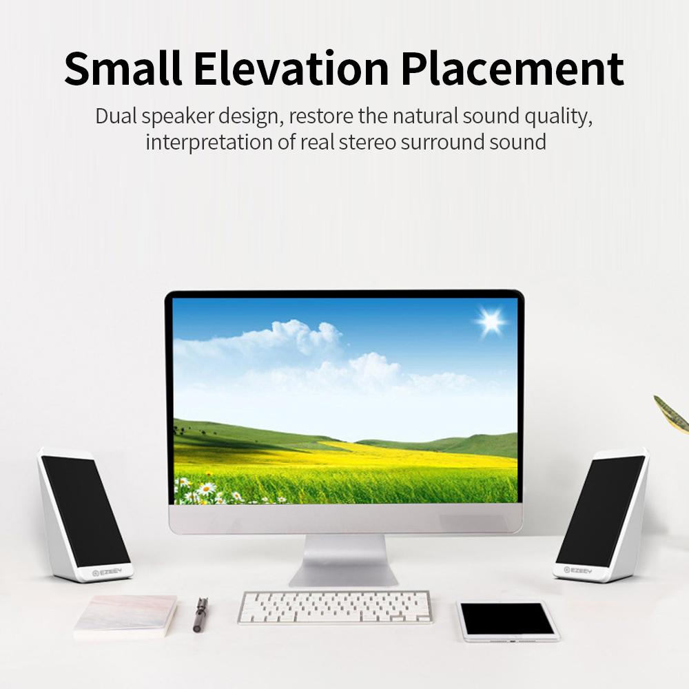 Loa máy tính để bàn đa phương tiện với hiệu ứng âm thanh nổi có dây USB cho máy tính xách tay PC