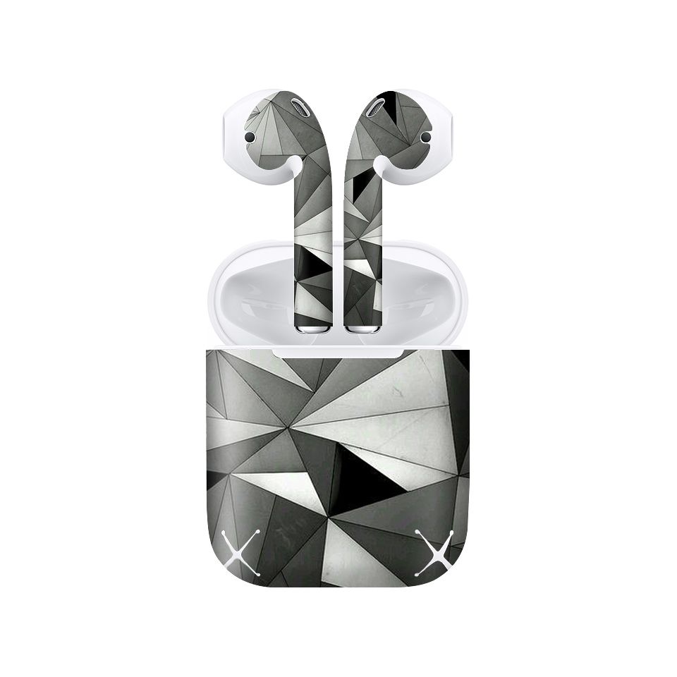 Miếng dán skin chống bẩn cho tai nghe AirPods in hình thiết kế - atk228