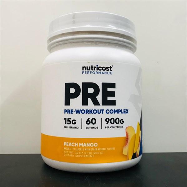 Nutricost Pre Workout Complex Tăng Sức Mạnh, Tỉnh Táo Và Nâng Cao Hiệu Suất Tập Luyện 60 Lần Dùng