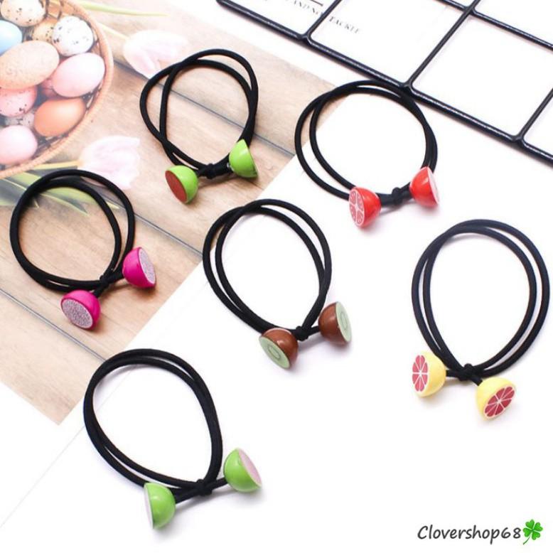 Chun buộc tóc trái cây 2 vòng dây