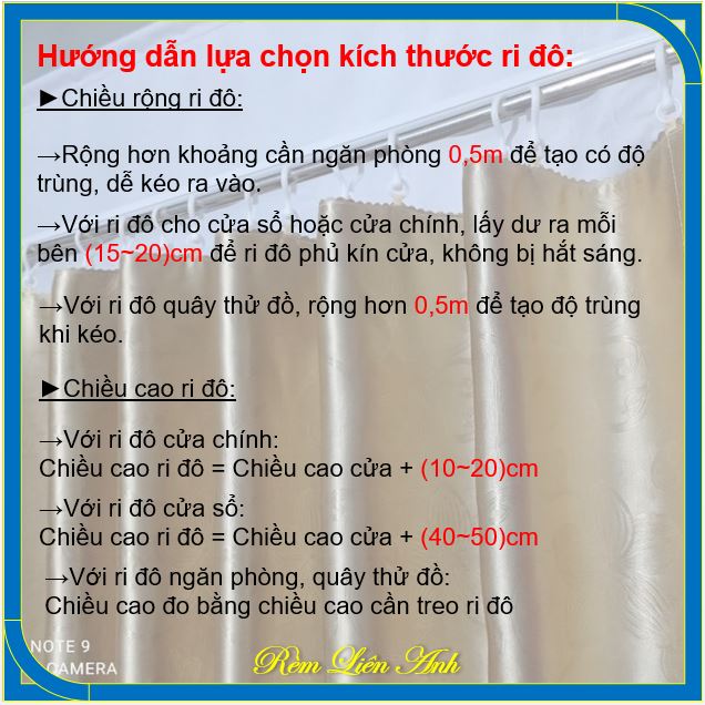 [Rèm may sẵn ri đô] Rèm ri đô ngăn phòng, che cửa sổ giá rẻ - Màu xanh họa tiết karo