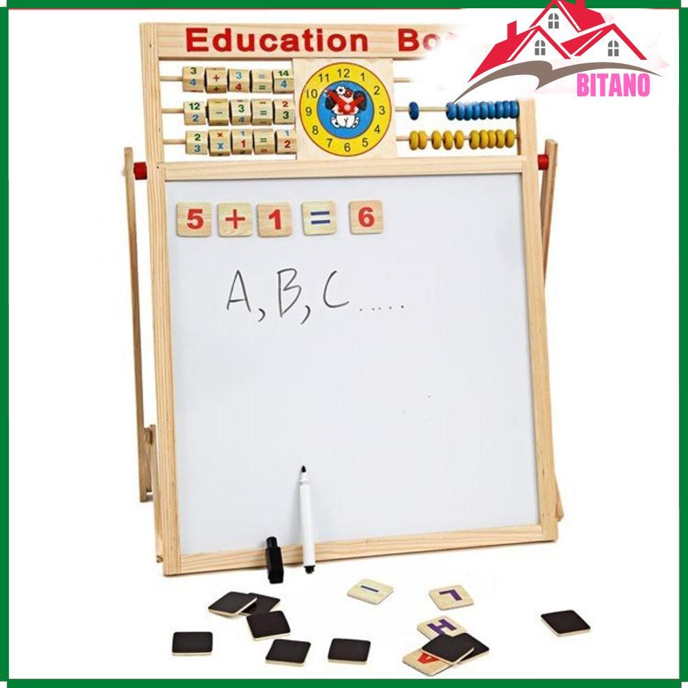 Bảng Từ 2 Mặt BITANO Education Board Và Bộ Chữ Số Cho Bé