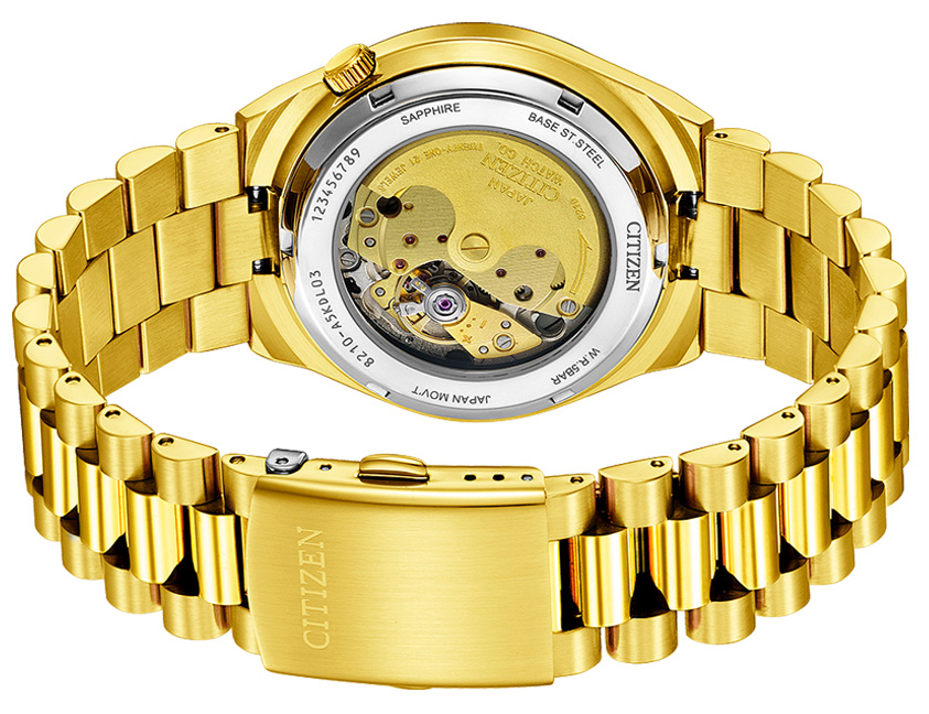 Đồng Hồ Nam Citizen Tsuyosa Dây Thép Không Gỉ Máy Cơ-Automatic NJ0152-51X - Mặt Xanh (Sapphire)