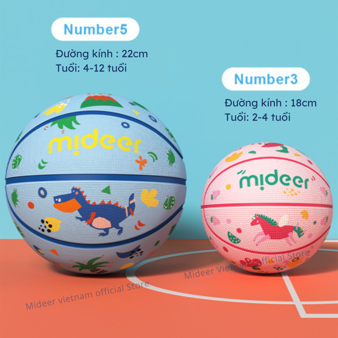 Bóng rổ cho bé Children’s Basketball Mideer đồ chơi vận động cho bé 3,4 5 6 7-10 tuổi