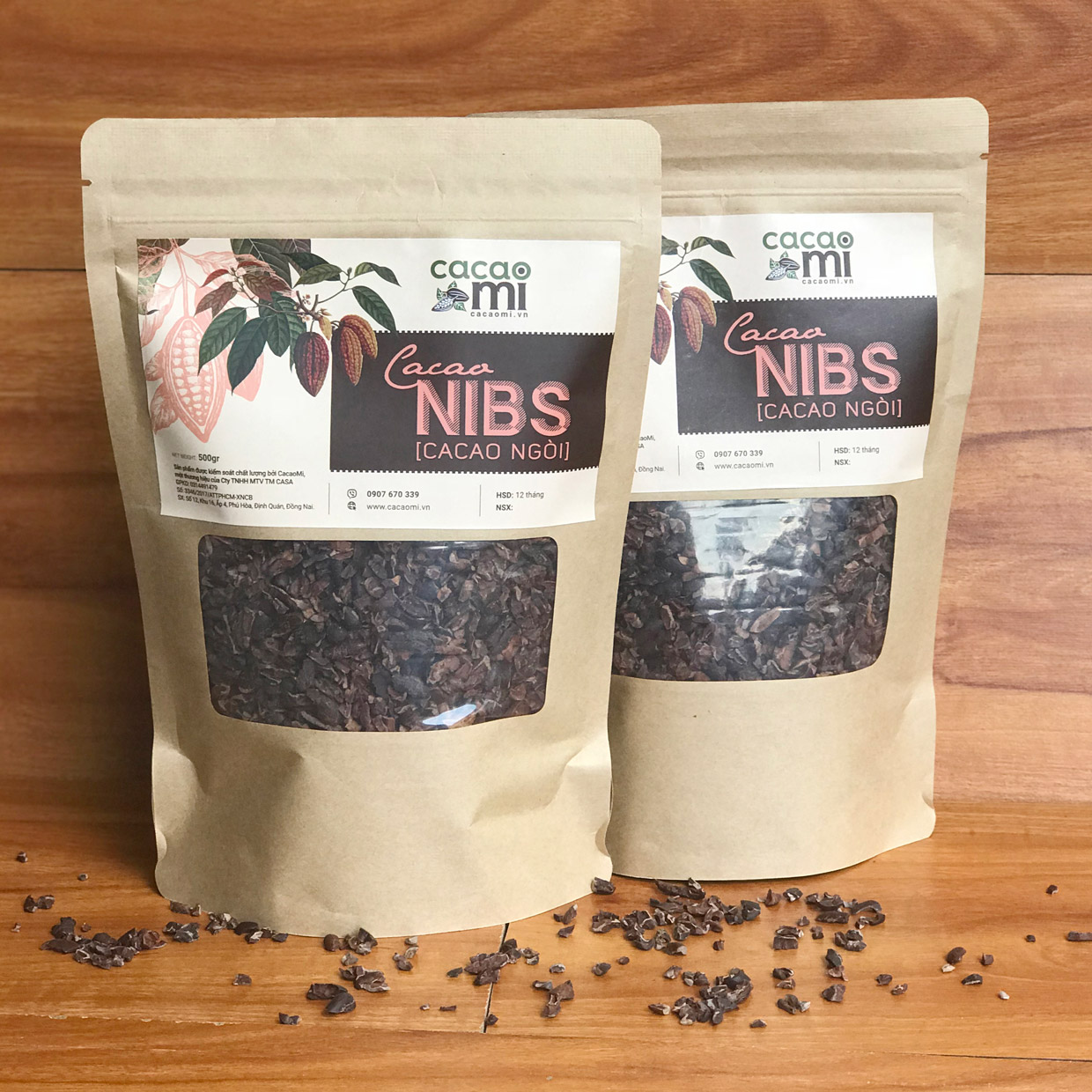 Cacao Nibs Cacaomi (Ca cao ngòi) - 1kg