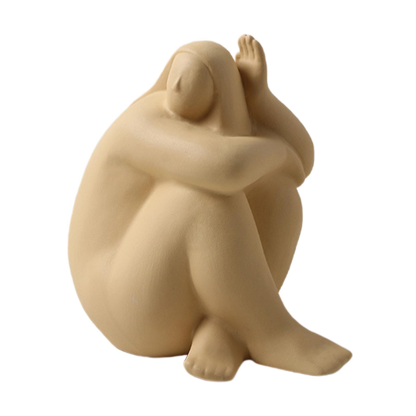 Art Figure Statue Abstract Character Figurine for Tabletop Office Decor