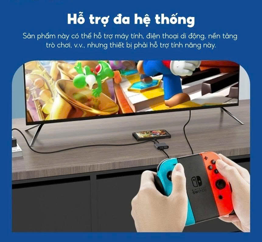 Cáp Chuyển Đổi USB Type-C Sang VGA HDMI (15cm) - Hàng Chính Hãng