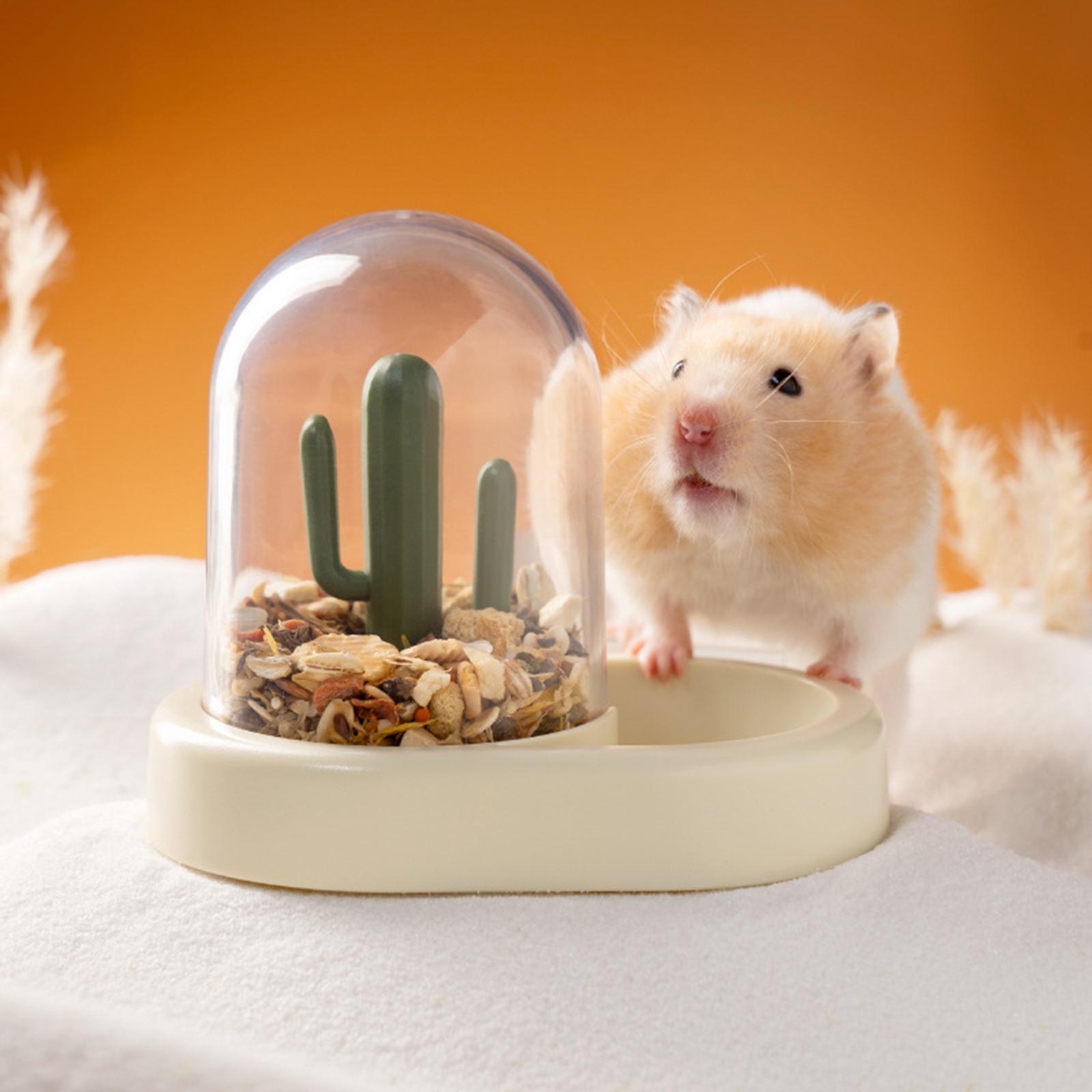 Birds Food Dispenser Pet Feeder Cage Supplies Food Container Automatic Hamster Feeder for Small Mice Chinchillas Squirrel Cockatiel Budgie