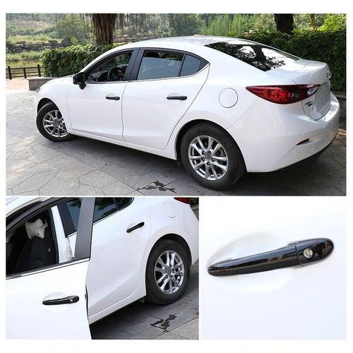 Ốp tay nắm cửa vân cacbon Mazda 2, 3, Cx5 , Mazda 6, Cx8 Hàng loại 1