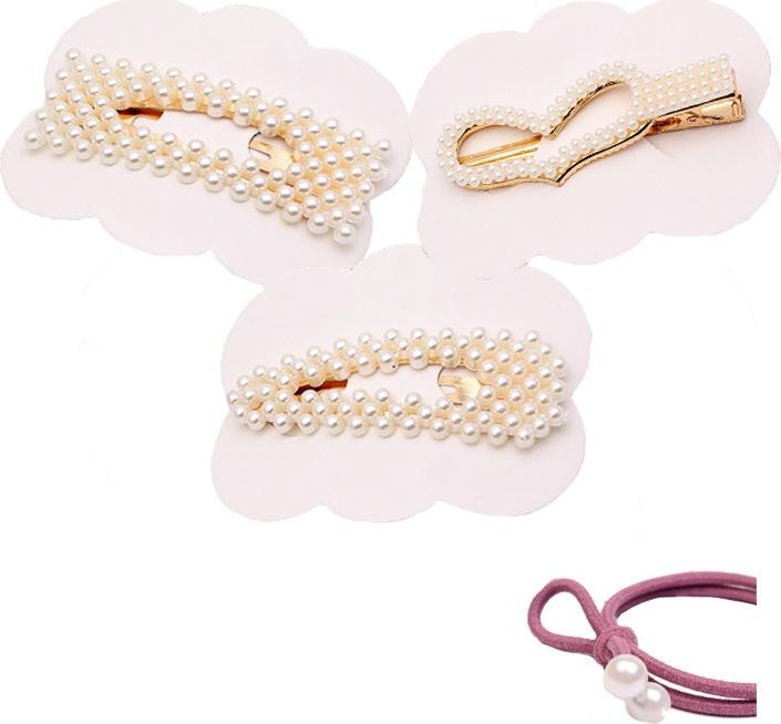 Set 3 Kẹp Ngọc Trai Hàn Quốc Siêu Hot