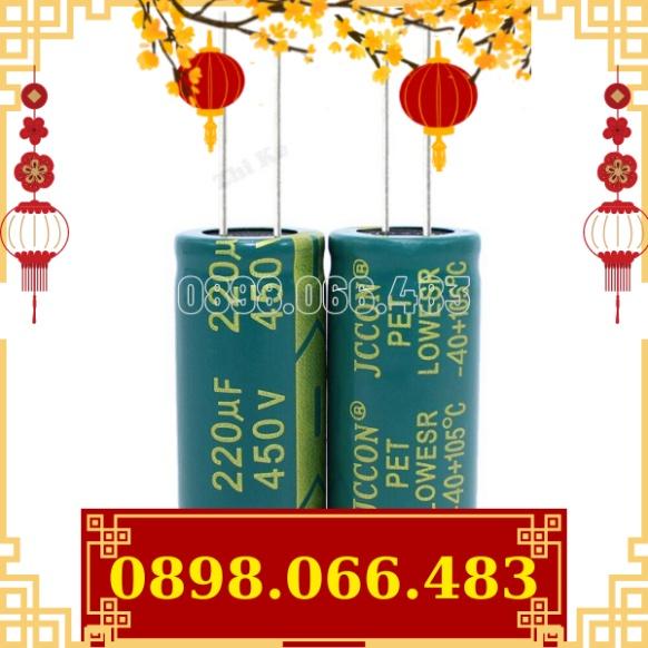 1 Chiếc Tụ Điện Nhôm Esr Thấp 450 V 220 Uf 18*40 Mm Tụ Điện 220 Uf 450 V Tần Số Cao 20% mới về