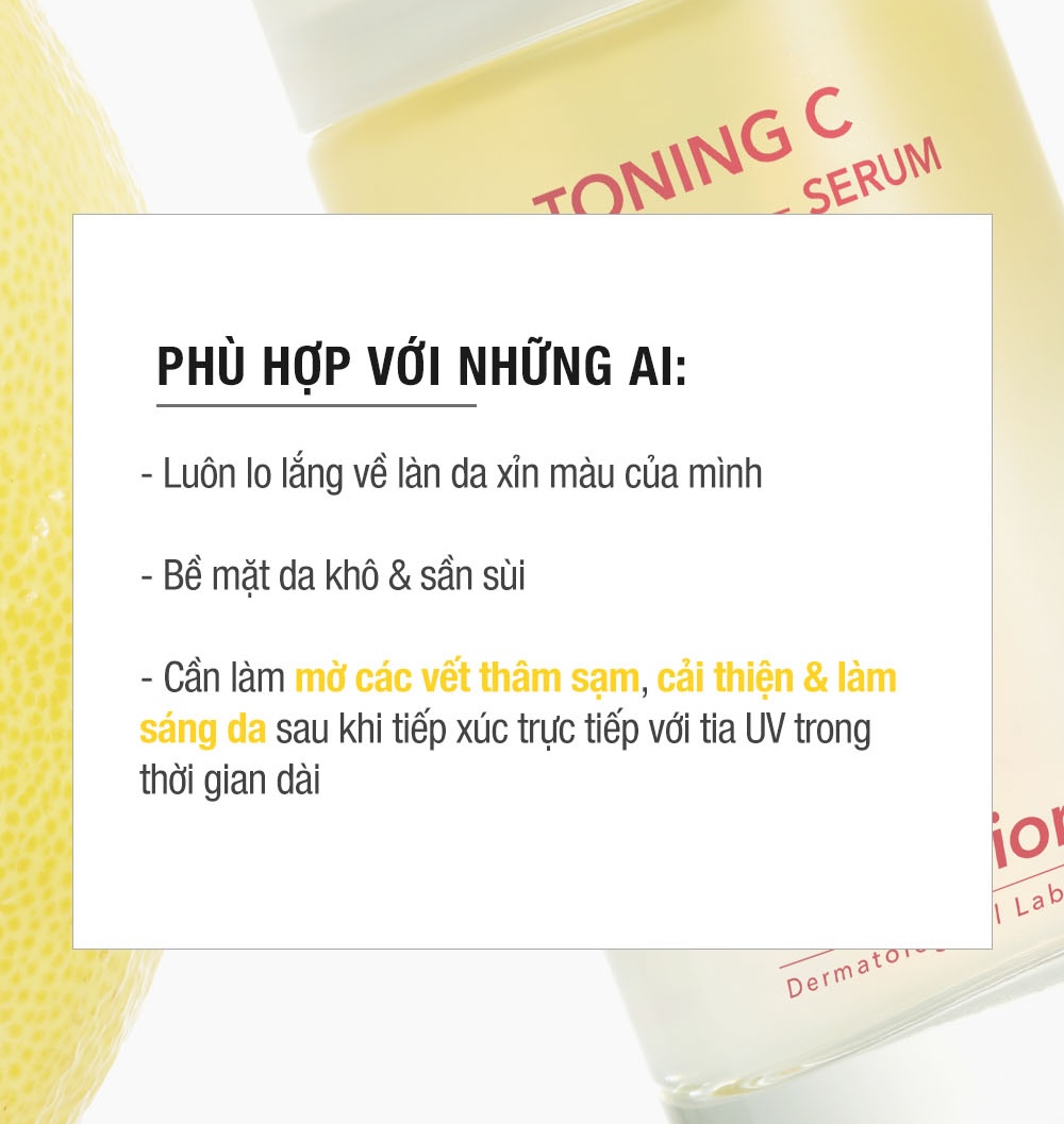 Tinh Chất Dưỡng Trắng, Cải Thiện Sạm Nám Toning C Dark Spot Serum (30ml)