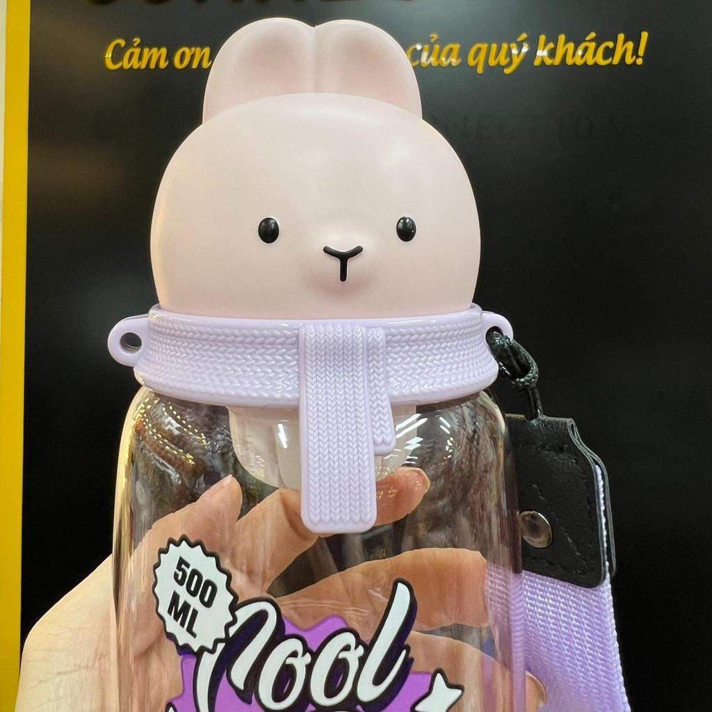 Bình nước tai thỏ siêu dễ thương