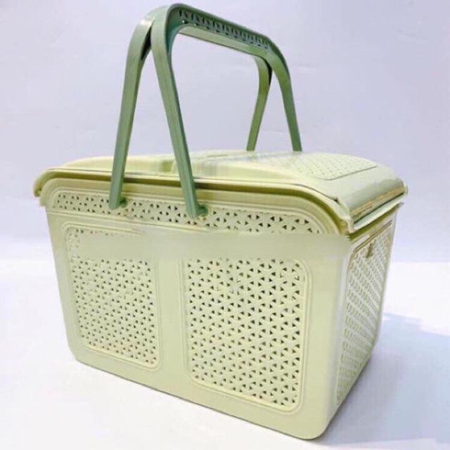 Làn nhựa, giỏ nhựa đựng đồ cho bé 2604