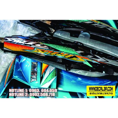 Tem rời Sirius xe xanh phối tem cham chữ Y độc đáo