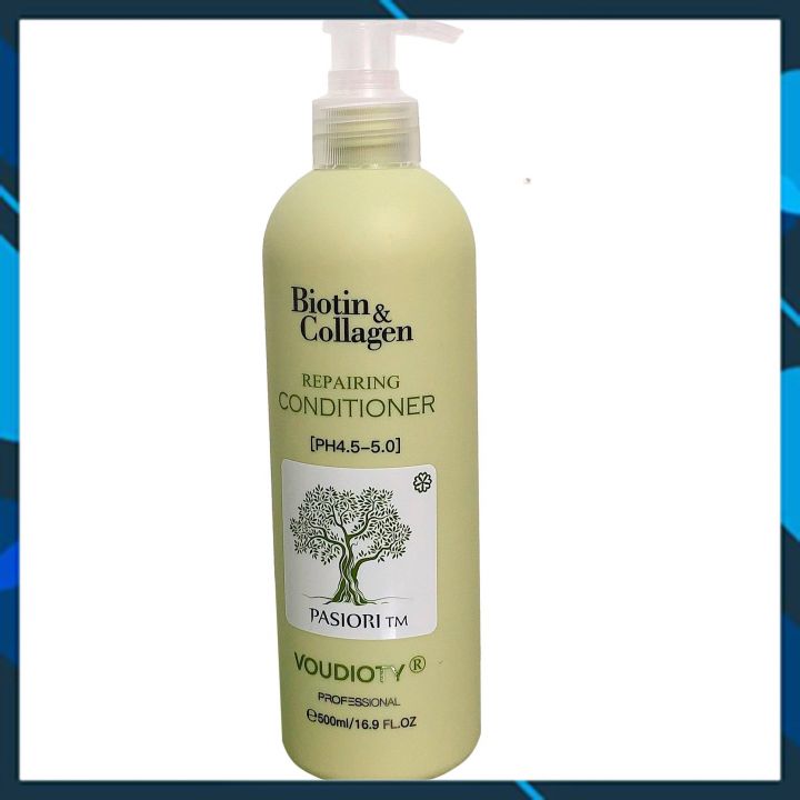 DẦU XẢ VOUDIOTY REPAIRING BIOTIN & COLLAGEN XANH LÁ NEW MỀM MƯỢT CHO TÓC DẦU NHỜN 500ML NEW 2022