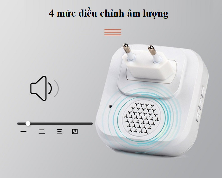 Chuông cửa không dây hiển thị nhiệt độ Aibont R195-WW