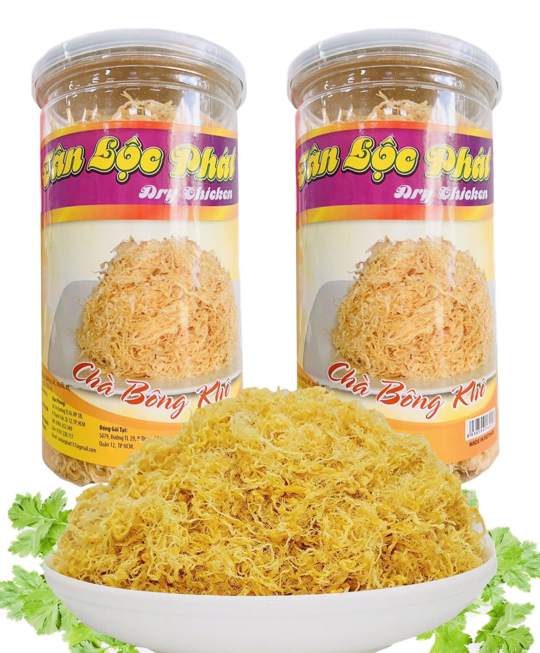 GÀ CHÀ BÔNG CAY TÂN LỘC PHÁT - HŨ 250G