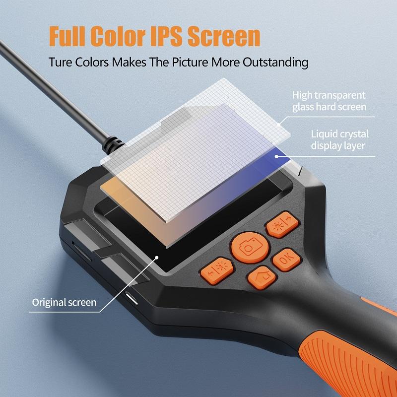 2.8 ''IPS Màn Hình Camera Nội Soi Cầm Tay Đầu Dò HD1080P Kiểm Tra Đường Ống Công Nghiệp Borescope Chụp Ảnh Quay Video Chống Thấm Nước