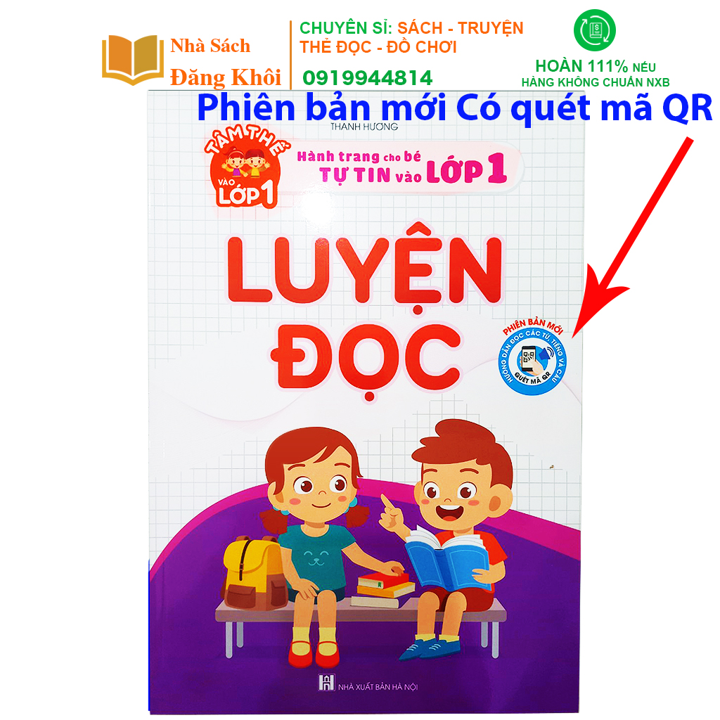 Sách - Luyện Đọc Hành Trang Cho Bé Tự Tin Vào Lớp 1