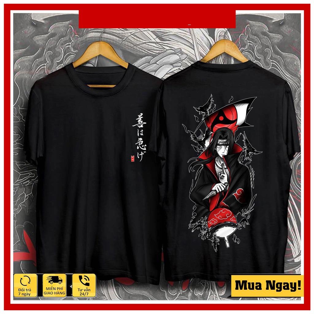 THANH LÝ Áo Anime in hình Uchiha Itachi - Áo Naruto siêu đẹp, giá rẻ nhất