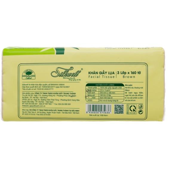 2 gói Giấy ăn gấu trúc Silkwell