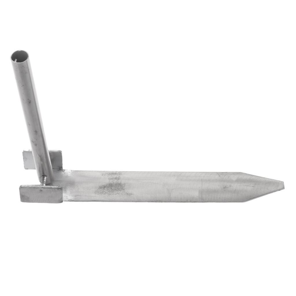 Foldable Stainless Steel Fishing Rod Pole Holder, Ground Support Stand Rack, Fisherman Gift