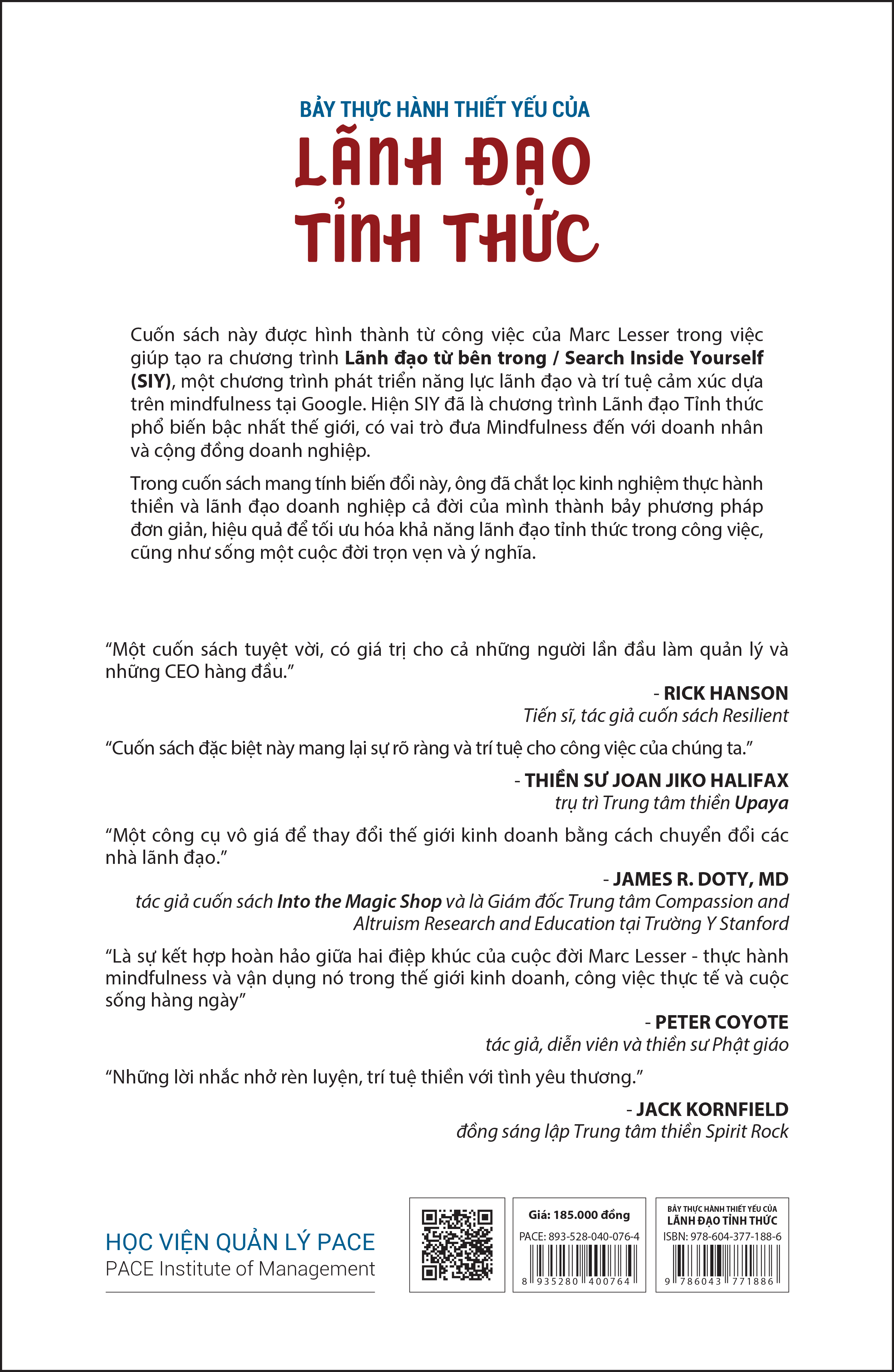 BẢY THỰC HÀNH THIẾT YẾU CỦA LÃNH ĐẠO TỈNH THỨC - Marc Lesser - Hoàng Trọng Hải dịch -