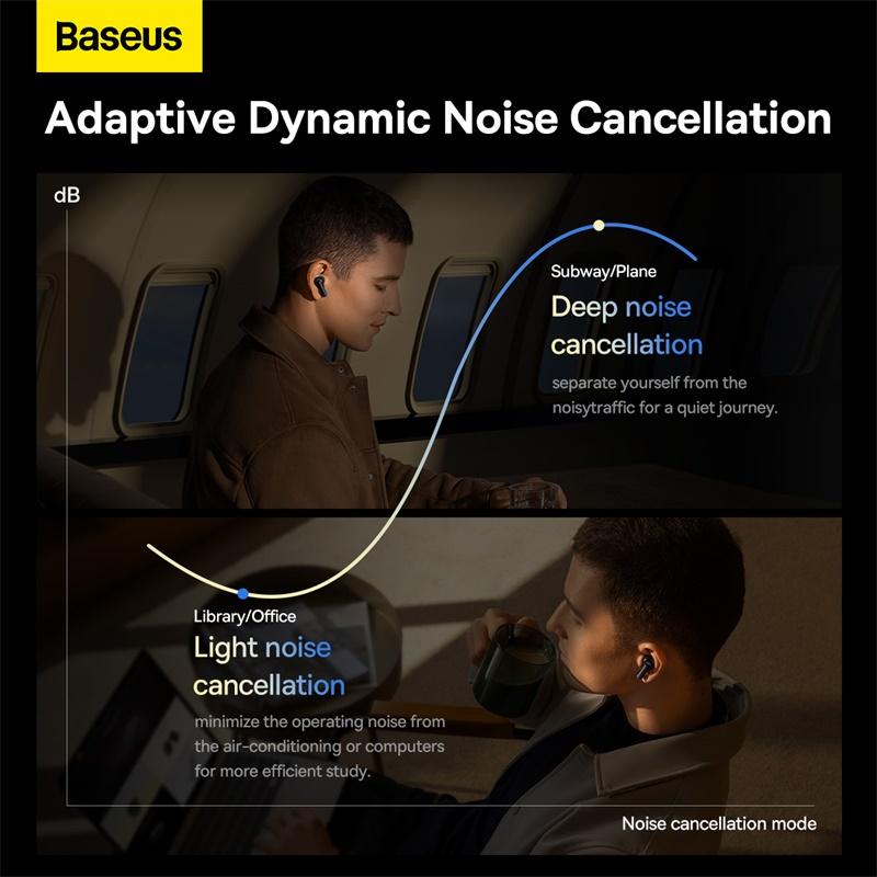 Tai Nghe Bluetooth Chống Ồn Thông Minh Baseus Storm 1 ANC TWS Earphones