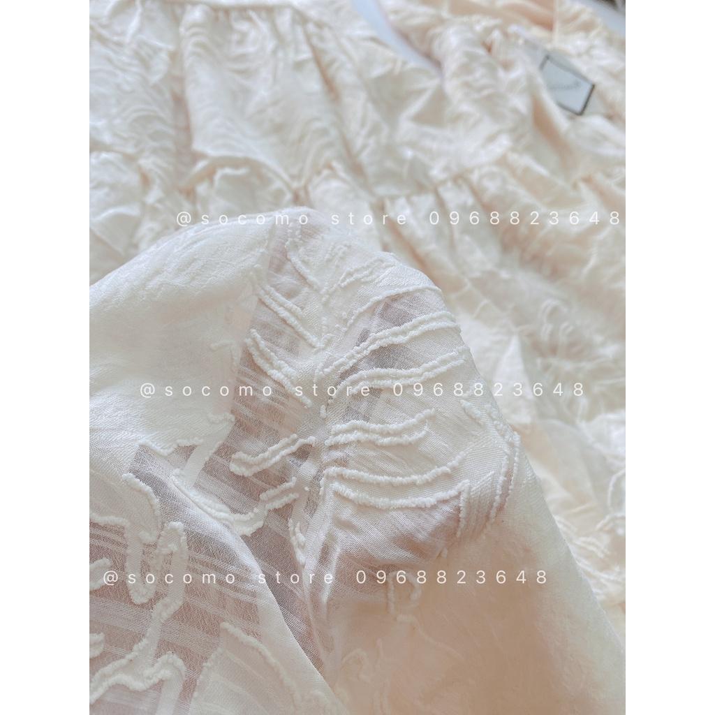 Váy Đầm Yếm Nữ Khoét Lưng Hai Màu Siêu Xinh V302022 Socomo - Hàng loại 1, chất đẹp, giá tốt