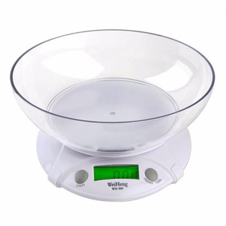 CÂN ĐIỆN TỬ NHÀ BẾP WH B09 3KG/5KG/7KG - CÓ TÔ NHỰA LỚN ĐI KÈM - BH CHÍNH HÃNG 1 NĂM - CÓ SẮN GIAO NGAY