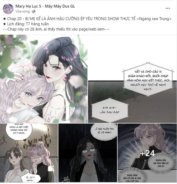 bị mẹ kế là ảnh hậu cưỡng ép yêu trong show thực tế chapter 20 1