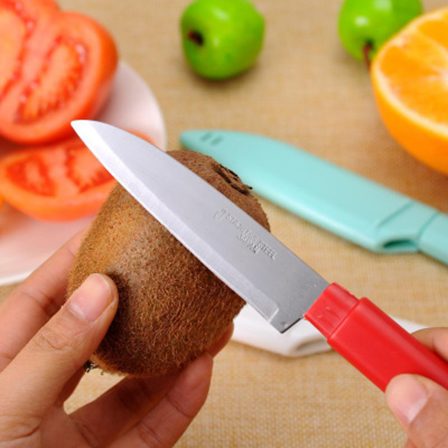 Dao gọt trái cây chuyên dụng có nắp tiệt trùng - Hàng nội địa Nhật